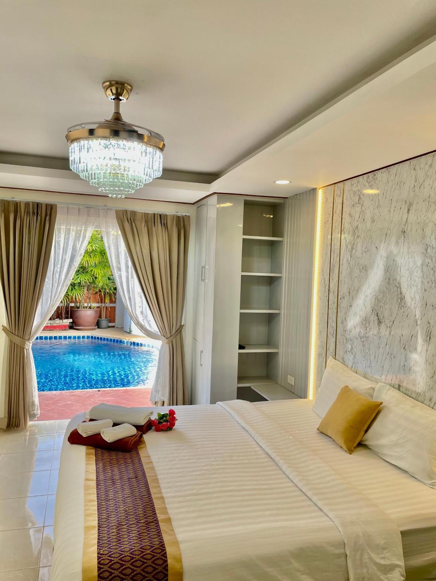 Pattaya Pool Villa39A 300 Mater To Beach Gate Exit Bagian luar foto
