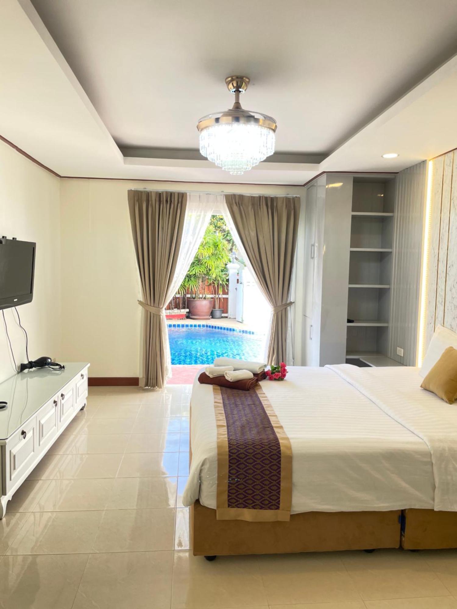 Pattaya Pool Villa39A 300 Mater To Beach Gate Exit Bagian luar foto