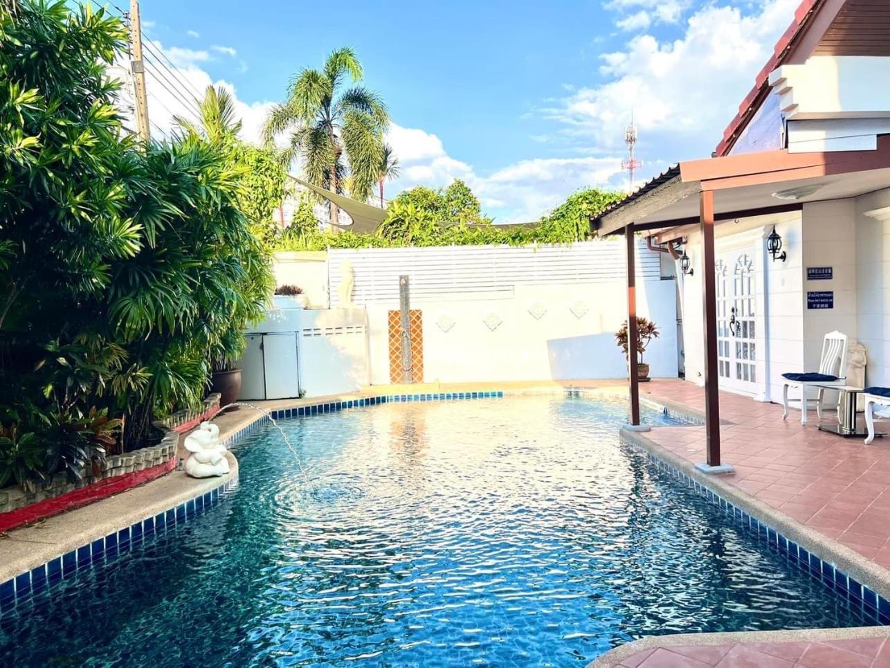 Pattaya Pool Villa39A 300 Mater To Beach Gate Exit Bagian luar foto
