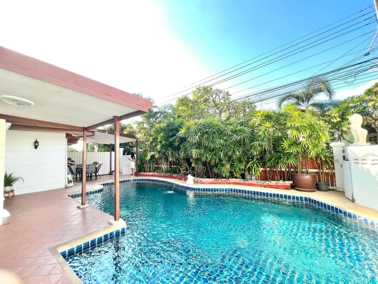 Pattaya Pool Villa39A 300 Mater To Beach Gate Exit Bagian luar foto