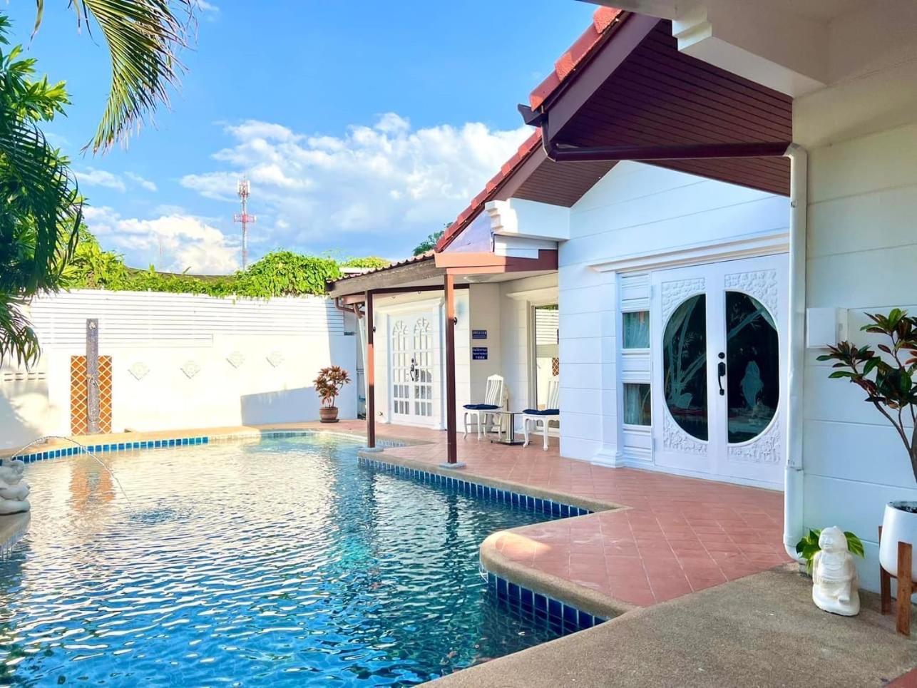 Pattaya Pool Villa39A 300 Mater To Beach Gate Exit Bagian luar foto